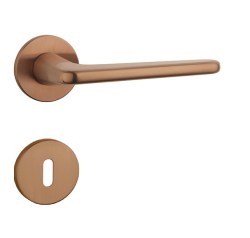 AS - LIRA - R 5S CUM PVD - Měď matná PVD - klika/klika - rozety WC (3/6)