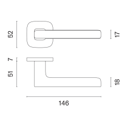AS - PEA - QR 7S T - Titan - rozety BB - klika/klika (6/6)