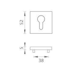 AS - ROZETA - HR 5S T - Titan - rozety WC (7/9)