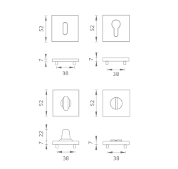 AS - ROZETA - HR 5S T - Titan - rozety WC (9/9)