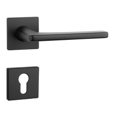 AS - SETIA - HR 5S BS - Černá matná - rozety WC - klika/klika (4/6)