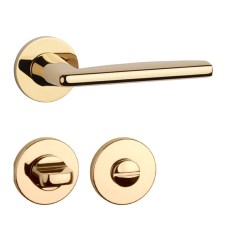 AT - LUNA - R 7S GOLD PVD - Lesklá zlatá PVD - rozety BB - klika/klika (4/8)
