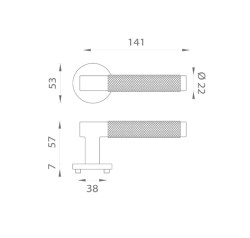 AT - MOLINIA - R 7S T - Titan - rozety BB - klika/klika (6/6)
