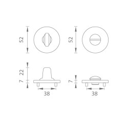 AT - ROZETA - R 7S T - Titan - rozety WC (9/9)