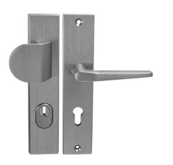 AXA - ATLAS2 PLUS F6 - Inox elox - PZ PLUS s otvorem pro vložku - 72 mm - klika/klika (4/6)