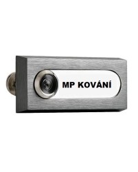 AXA - Jmenovka ATLAS2 s kukátkem F6 - Inox elox