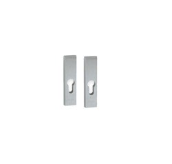 AXA - ROZETA SLIM F6 - Inox elox - PZ otvor pro vložku - 95 mm - přídavná rozeta (2/2)