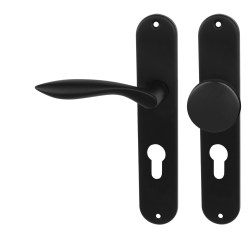 BA - CLAUDIA - S BS - Černá matná - BB otvor pro klíč - klika/klika - 90 mm (6/7)