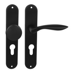 BA - CLAUDIA - S BS - Černá matná - PZ otvor pro vložku - klika/klika - 90 mm (5/7)