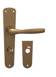 BA - LUXOR - B F4 - Bronz elox - PZ otvor pro vložku - 90 mm - koule/klika (5/7)