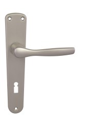BA - LUXOR - B F8 - Nikl matný - klika/klika - WC klíč - 90 mm (2/6)