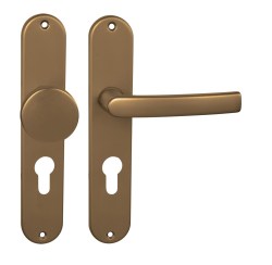 BA - MIRA - S F4 - Bronz elox - BB otvor pro klíč - klika/klika - 72 mm (7/8)