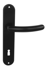 BA - NERO - S BS - Černá matná - klika/klika - WC klíč - 90 mm (2/6)