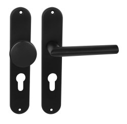 BA - NEVADA - S BS - Černá matná - BB otvor pro klíč - klika/klika - 72 mm (6/7)