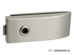 CT - 11000 Kování na skleněné dveře NP - Nikl perla