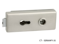 CT - 18000 Kování na skleněné dveře NP - Nikl perla (5/10)