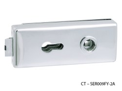 CT - 18000 Kování na skleněné dveře OC - Chrom lesklý (2/10)