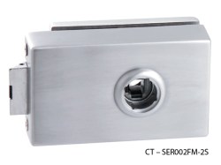 CT - 7000 Kování na skleněné dveře CP - Chrom perla - kování s WC klíčem, CT - SER002WC-2S (4/6)