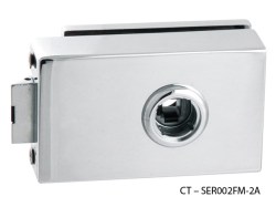 CT - 7000 Kování na skleněné dveře OC - Chrom lesklý - kování s WC klíčem, CT - SER002WC-2A (4/6)