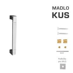 FO - madlo Asti 230 OC/OCS - Chrom lesklý / chrom broušený - 210 mm - 230 mm (3/4)