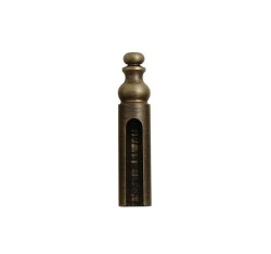 FT - KRYTKA NA ZÁVĚS ozdobná, na průměr pantu 16 mm OGS - Bronz česaný matný