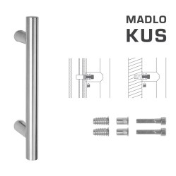 FT - MADLO kód K00 Ø 25 mm SP ks BN - Broušená nerez