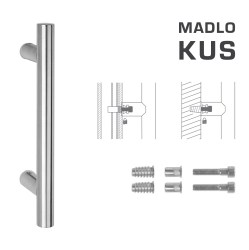 FT - MADLO kód K00 Ø 25 mm SP ks BN - Broušená nerez