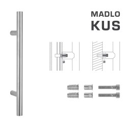 FT - MADLO kód K00 Ø 30 mm SP ks BN - Broušená nerez