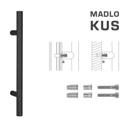 FT - MADLO kód K00 Ø 30 mm SP ks BS - Černá matná