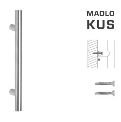 FT - MADLO kód K00 Ø 35 mm ST ks BN - Broušená nerez - Ø 35 mm - 500 mm - 700 mm (3/4)