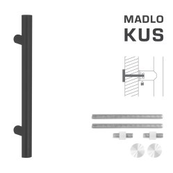 FT - MADLO kód K00 Ø 35 mm UN ks BS - Černá matná - Ø 35 mm - 800 mm - 1000 mm (3/4)