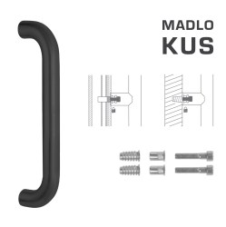 FT - MADLO kód K01 Ø 32 mm SP ks BS - Černá matná