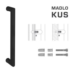 FT - MADLO kód K02 Ø 25 mm SP ks BS - Černá matná