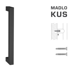FT - MADLO kód K02K 25x25 mm ST ks BS - Černá matná