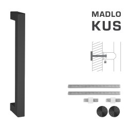 FT - MADLO kód K02K 25x25 mm UN ks BS - Černá matná
