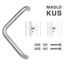 FT - MADLO kód K14T Ø 32 mm SP ks BN - Broušená nerez