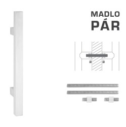 FT - MADLO kód K31 25x25 mm UN pár WS - Bílá matná - 25x25 mm - 1000 mm - 1200 mm (3/4)