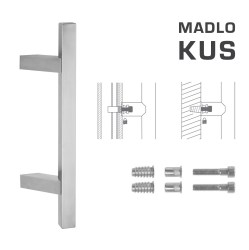 FT - MADLO kód K31Z 25x25 mm SP ks BN - Broušená nerez