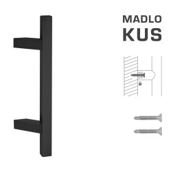 FT - MADLO kód K31Z 25x25 mm ST ks BS - Černá matná