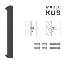 FT - MADLO kód K40 40x20 mm SP ks BS - Černá matná