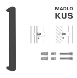 FT - MADLO kód K40 40x20 mm SP ks BS - Černá matná