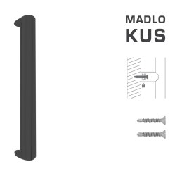 FT - MADLO kód K40 40x20 mm ST ks BS - Černá matná - 350 mm - 40x20 mm - 370 mm (3/4)