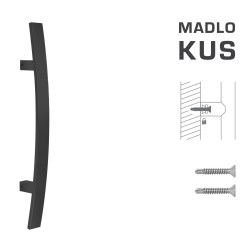 FT - MADLO kód K41C 40x10 mm ST ks BS - Černá matná - 300 mm - 40x10 mm - 500 mm (4/6)