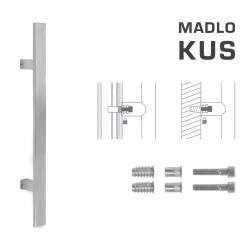 FT - MADLO kód K41S 40x10 mm SP ks BN - Broušená nerez - 210 mm - 40x10 mm - 400 mm (3/4)