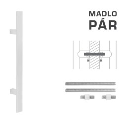 FT - MADLO kód K41S 40x10 mm UN pár WS - Bílá matná