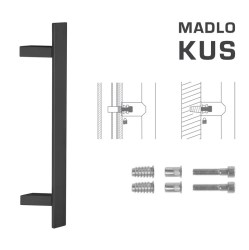 FT - MADLO kód K41Z 40x10 mm SP ks BS - Černá matná