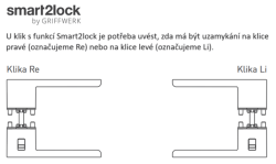 GK - LUCIA - R - S2L s uzamykáním Grafit černá (78) - bez spodní rozety - klika/klika s uzamykáním pravá (8/8)