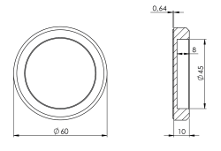 GK - MUŠLE CIRCLE BN - Broušená nerez (12) (4/4)