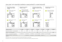 GZ - TS 2000 V ramínkový samozavírač Černá - samozavírač TS 2000 V s ramínkem (7/8)