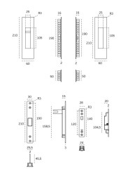 JNF - MAGNETICKÝ ZÁMEK NA POSUVNÉ DVEŘE IN.20.925 TCO - Titanium měď (4/8)